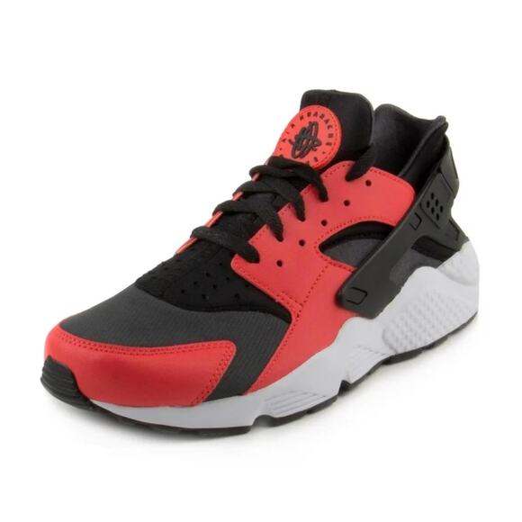 Nike Men's SZ 8 Air Huarache Max Sneaker Orange Black Y2K Aesthetic Retro - Picture 1 of 11